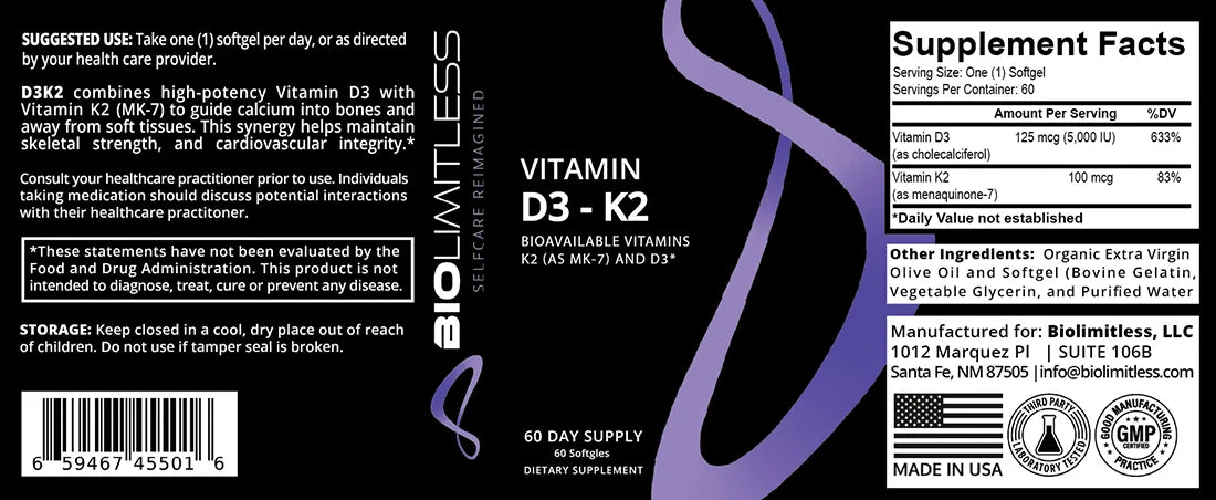 Vitamin D3 – K2