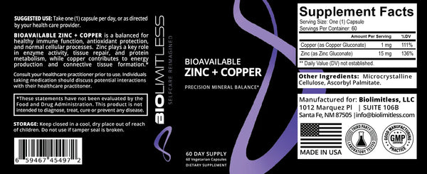 Zinc + Copper